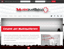 Tablet Screenshot of musiquiatrico.com